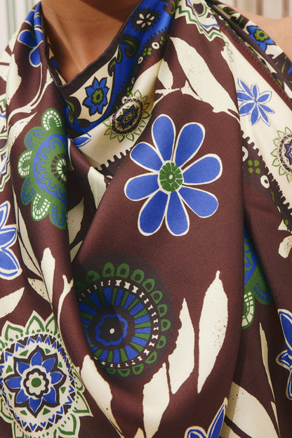 Alemais Jasper Silk Scarf - Pinkhill -  - [] - Darwin boutique - Australian fashion design - Darwin Fashion - Australian Fashion Designer - Australian Fashion Designer Brands - Australian Fashion Design 