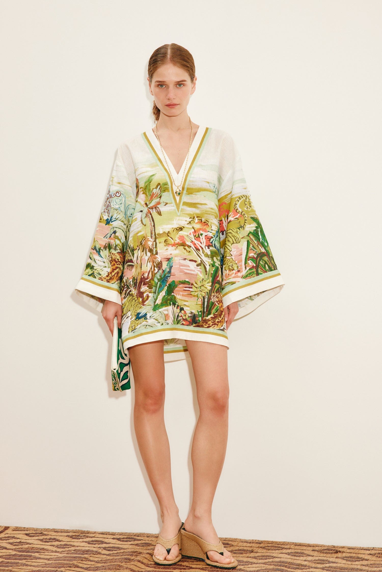 ALEMAIS JUNGLE BOOGIE MINI DRESS - Pinkhill -  - [] - Darwin boutique - Australian fashion design - Darwin Fashion - Australian Fashion Designer - Australian Fashion Designer Brands - Australian Fashion Design 