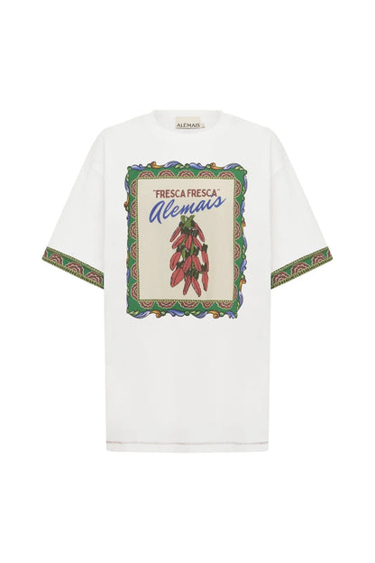 PRE-ORDER ALEMAIS KATERINA CHILLI TEE - Pinkhill -  - [] - Darwin boutique - Australian fashion design - Darwin Fashion - Australian Fashion Designer - Australian Fashion Designer Brands - Australian Fashion Design 