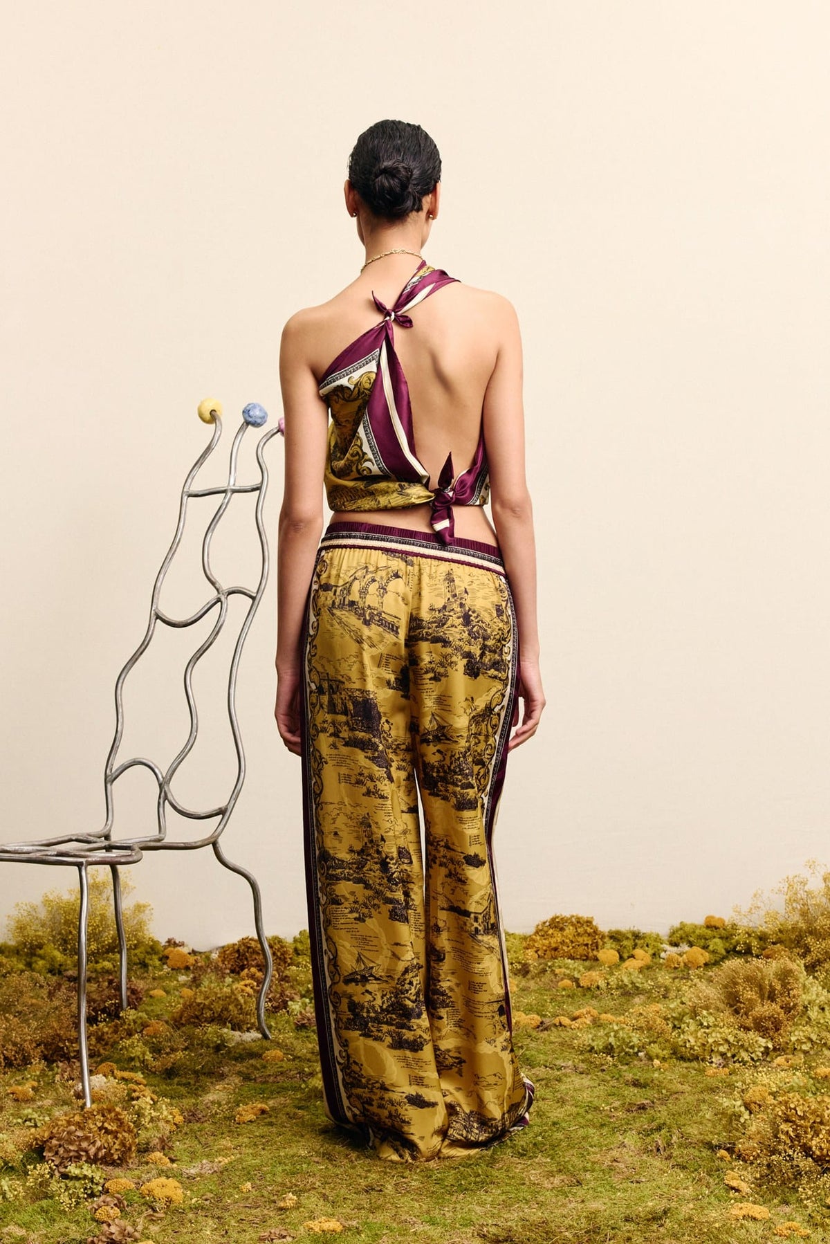 Alemais Martos Pant - Gold