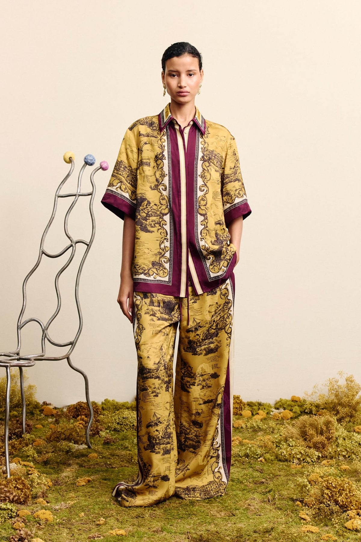 Alemais Martos Shirt - Gold
