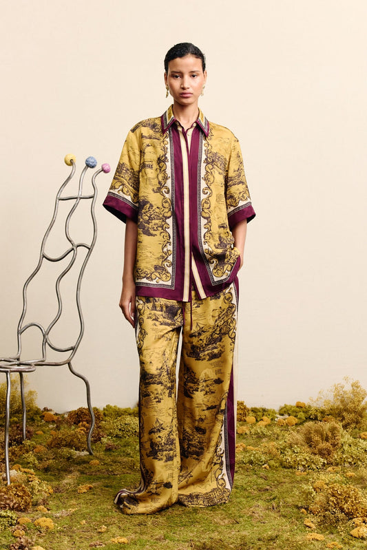 Alemais Martos Shirt - Gold