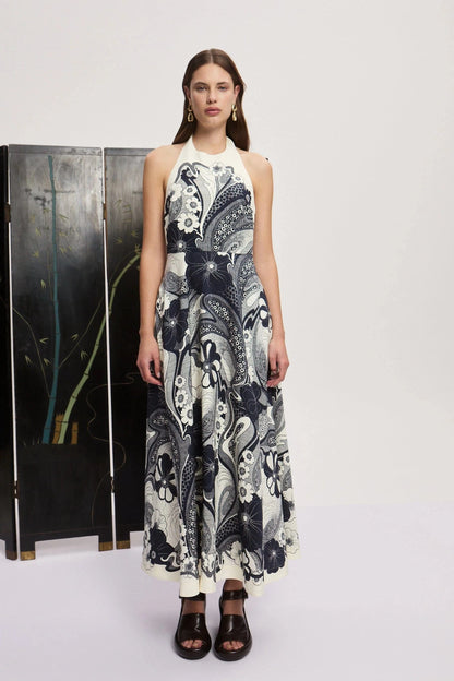 ALEMAIS MICKEY MIDI DRESS - Pinkhill -  - [] - Darwin boutique - Australian fashion design - Darwin Fashion - Australian Fashion Designer - Australian Fashion Designer Brands - Australian Fashion Design 