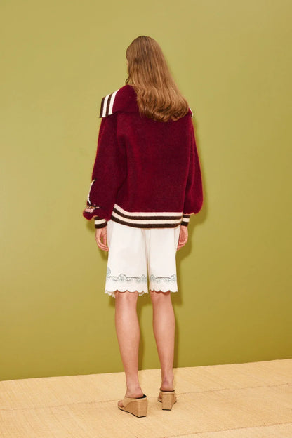 Alemais Mokshini Zip Up Cardigan - Pinkhill -  - [] - Darwin boutique - Australian fashion design - Darwin Fashion - Australian Fashion Designer - Australian Fashion Designer Brands - Australian Fashion Design 