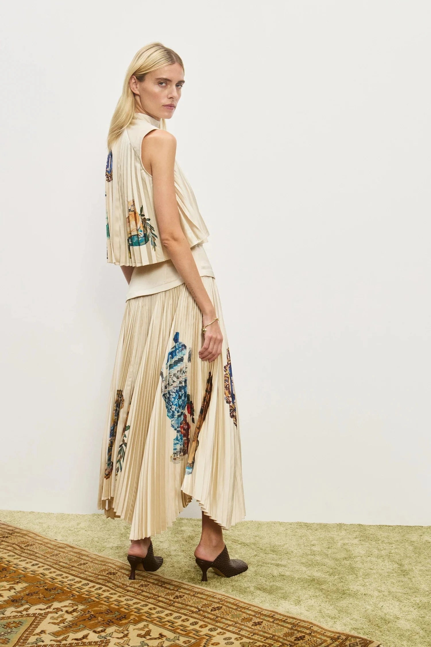 PRE-ORDER ALEMAIS ORAZIO PLEATED TOP - Pinkhill -  - [] - Darwin boutique - Australian fashion design - Darwin Fashion - Australian Fashion Designer - Australian Fashion Designer Brands - Australian Fashion Design 