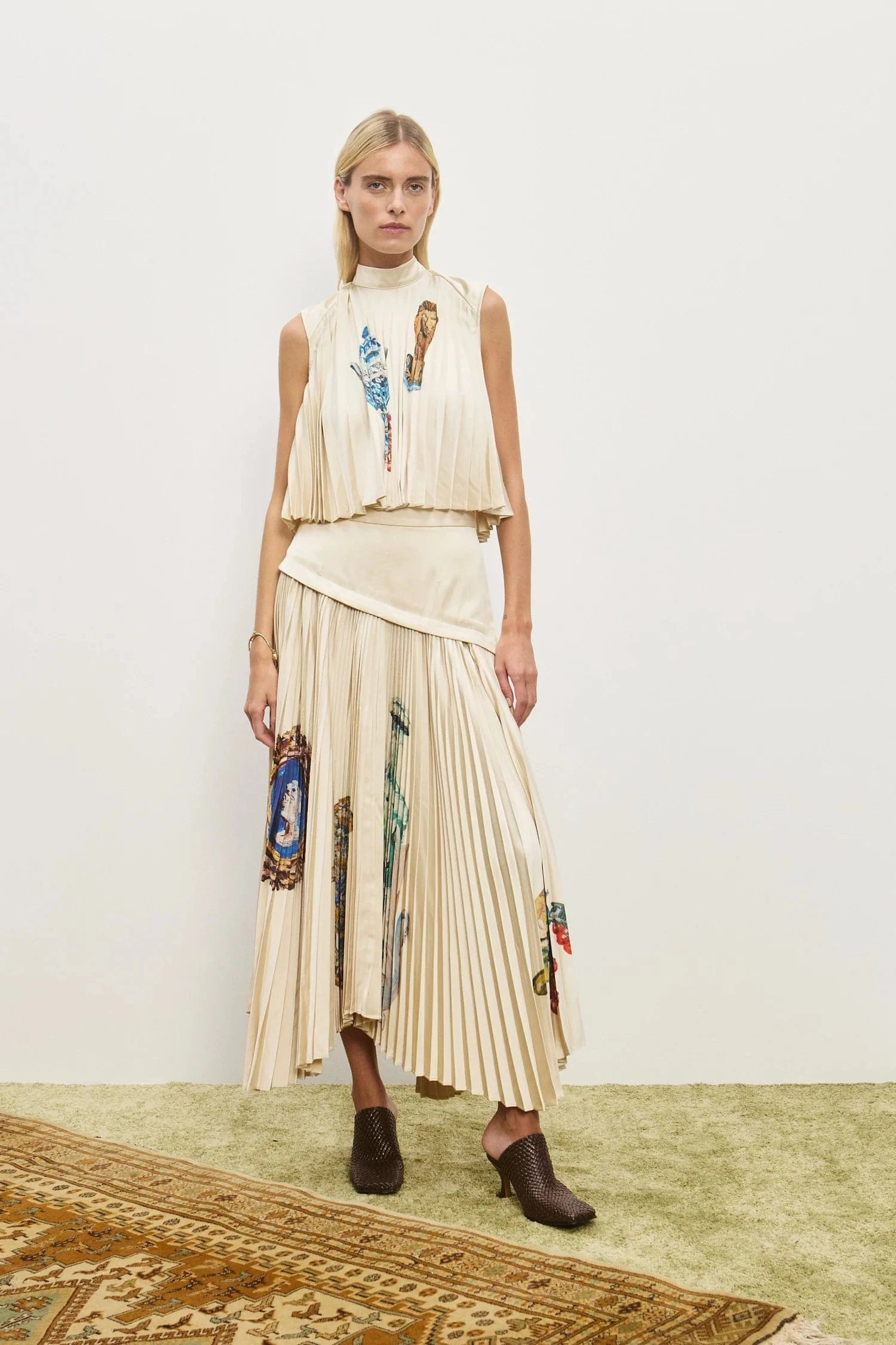 PRE-ORDER ALEMAIS ORAZIO PLEATED TOP - Pinkhill -  - [] - Darwin boutique - Australian fashion design - Darwin Fashion - Australian Fashion Designer - Australian Fashion Designer Brands - Australian Fashion Design 