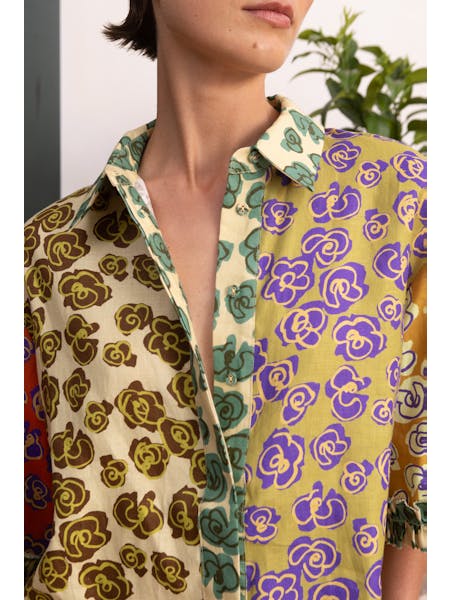 Alemais Patty Spliced Shirt