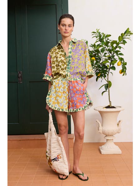 Alemais Patty Spliced Shirt
