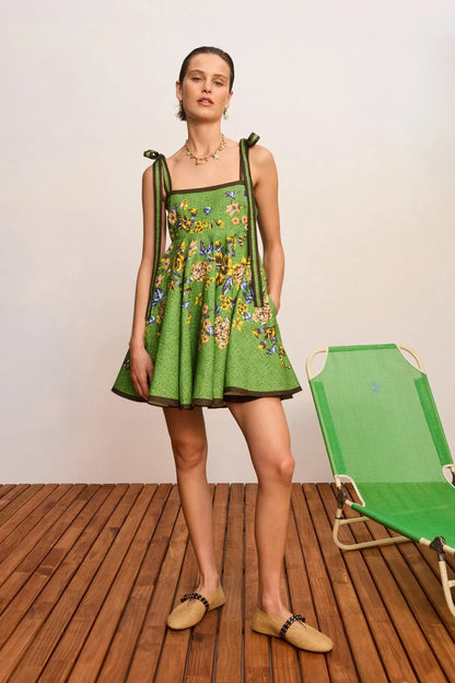 Alemais Phyllis Mini Sundress - Pinkhill