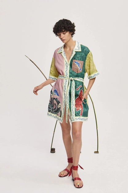 ALEMAIS ROCHESTER MINI SHIRTDRESS - Pinkhill -  - [] - Darwin boutique - Australian fashion design - Darwin Fashion - Australian Fashion Designer - Australian Fashion Designer Brands - Australian Fashion Design 