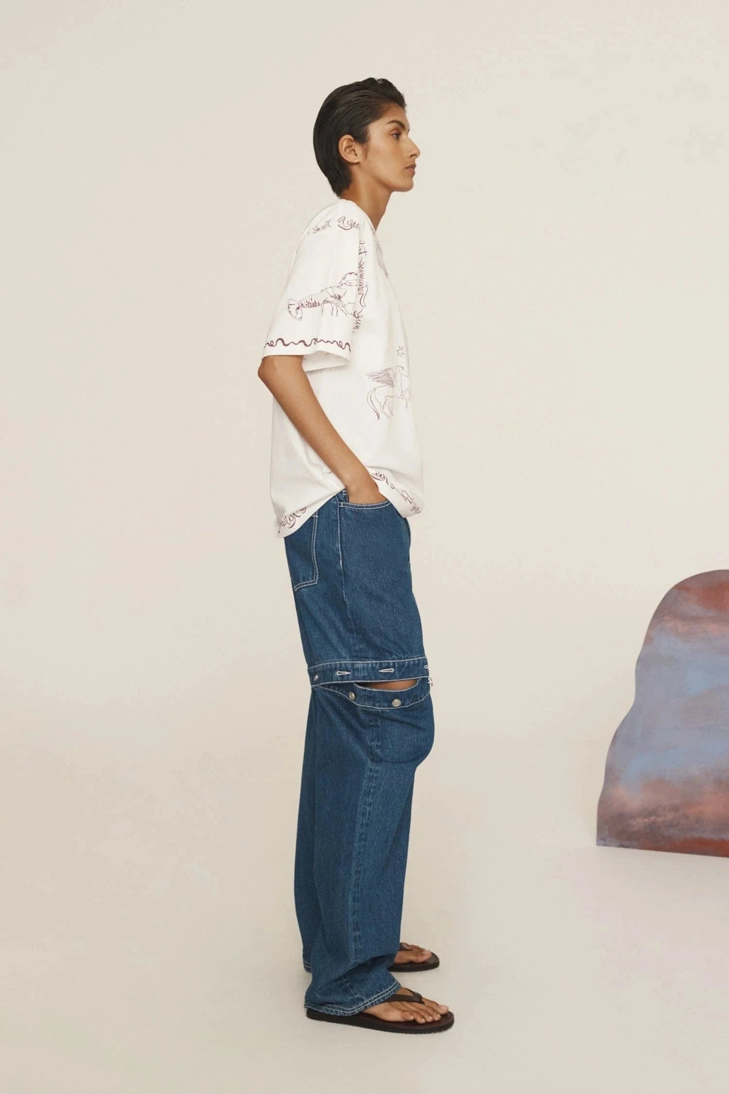 ALEMAIS SAMMY TEE - Pinkhill -  - [] - Darwin boutique - Australian fashion design - Darwin Fashion - Australian Fashion Designer - Australian Fashion Designer Brands - Australian Fashion Design 