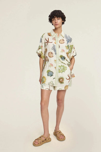 ALEMAIS SEA SHIRT - Pinkhill -  - [] - Darwin boutique - Australian fashion design - Darwin Fashion - Australian Fashion Designer - Australian Fashion Designer Brands - Australian Fashion Design 