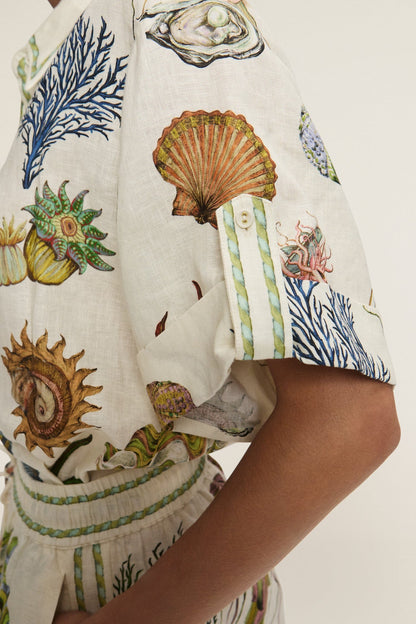 ALEMAIS SEA SHIRT - Pinkhill -  - [] - Darwin boutique - Australian fashion design - Darwin Fashion - Australian Fashion Designer - Australian Fashion Designer Brands - Australian Fashion Design 