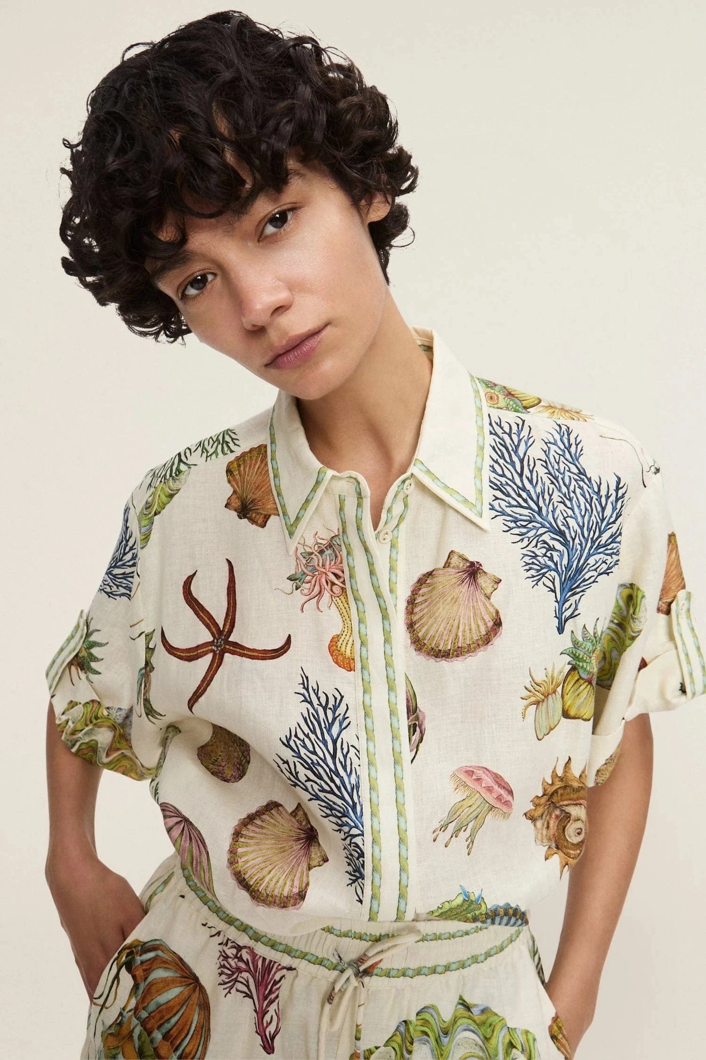 ALEMAIS SEA SHIRT - Pinkhill -  - [] - Darwin boutique - Australian fashion design - Darwin Fashion - Australian Fashion Designer - Australian Fashion Designer Brands - Australian Fashion Design 