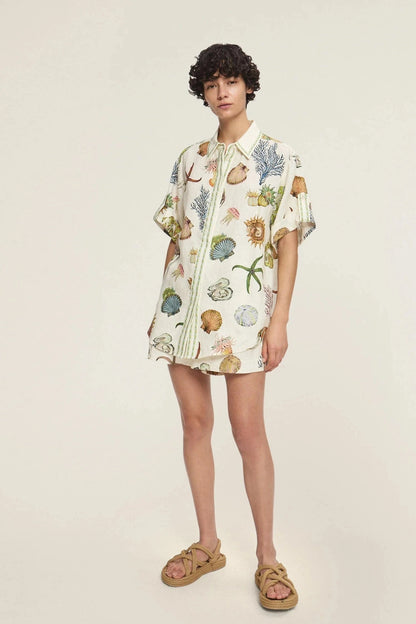 ALEMAIS SEA SHIRT - Pinkhill -  - [] - Darwin boutique - Australian fashion design - Darwin Fashion - Australian Fashion Designer - Australian Fashion Designer Brands - Australian Fashion Design 