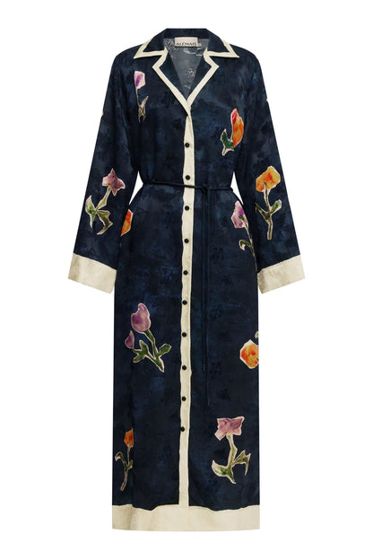 Alemais Sophie Shirtdress - Navy