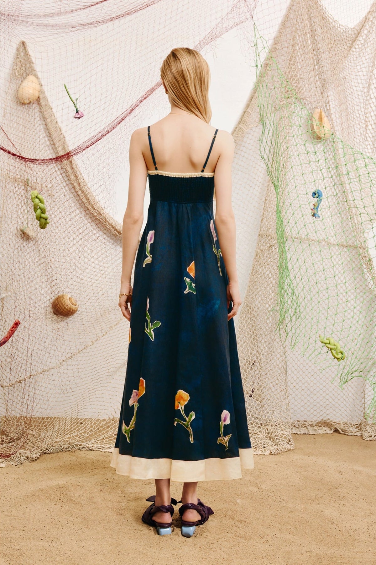Alemais Sophie Sundress - Navy