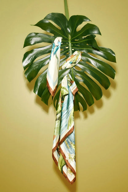 Alemais Toucan Tango Silk Scarf - Pinkhill -  - [] - Darwin boutique - Australian fashion design - Darwin Fashion - Australian Fashion Designer - Australian Fashion Designer Brands - Australian Fashion Design 