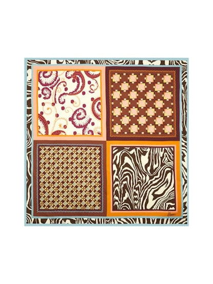 ALEMAIS WILSON SILK SCARF - Pinkhill