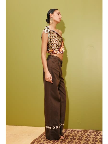 ALEMAIS WILSON SILK SCARF - Pinkhill