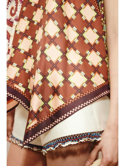 ALEMAIS WILSON SILK TOP - Pinkhill