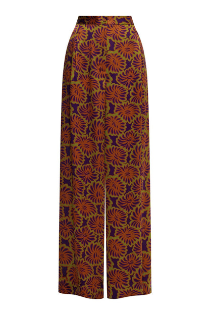 Alemais Xander Spliced Silk Pant - Multi