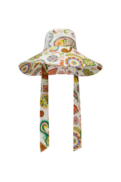 ALEMAIS PINBALL SUNHAT SMALL - Pinkhill - ALEMAIS - Mid May 24, PRE-FALL 24 - Darwin boutique - Australian fashion design - Darwin Fashion - Australian Fashion Designer - Australian Fashion Designer Brands - Australian Fashion Design Hats