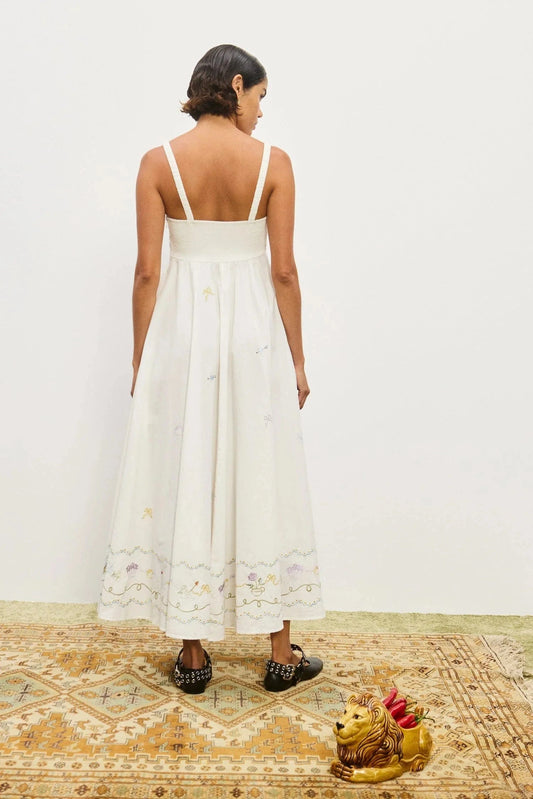 PRE-ORDER ALEMAIS GIULIA EMBROIDERED SUNDRESS - Pinkhill -  - [] - Darwin boutique - Australian fashion design - Darwin Fashion - Australian Fashion Designer - Australian Fashion Designer Brands - Australian Fashion Design 