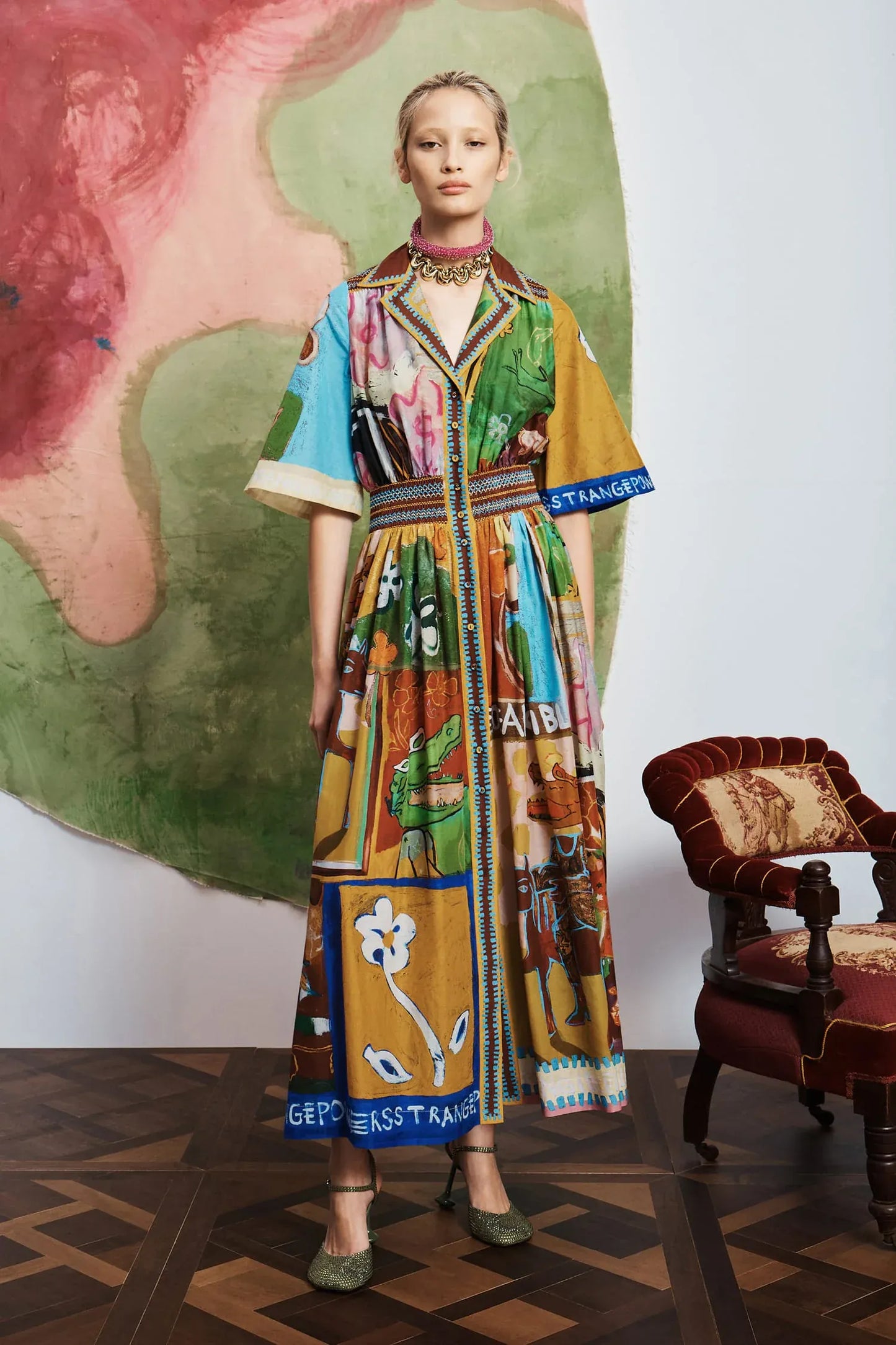 Pre-Order Alemais Mlak Shirtdress - Pinkhill