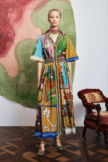 Pre-Order Alemais Mlak Shirtdress - Pinkhill