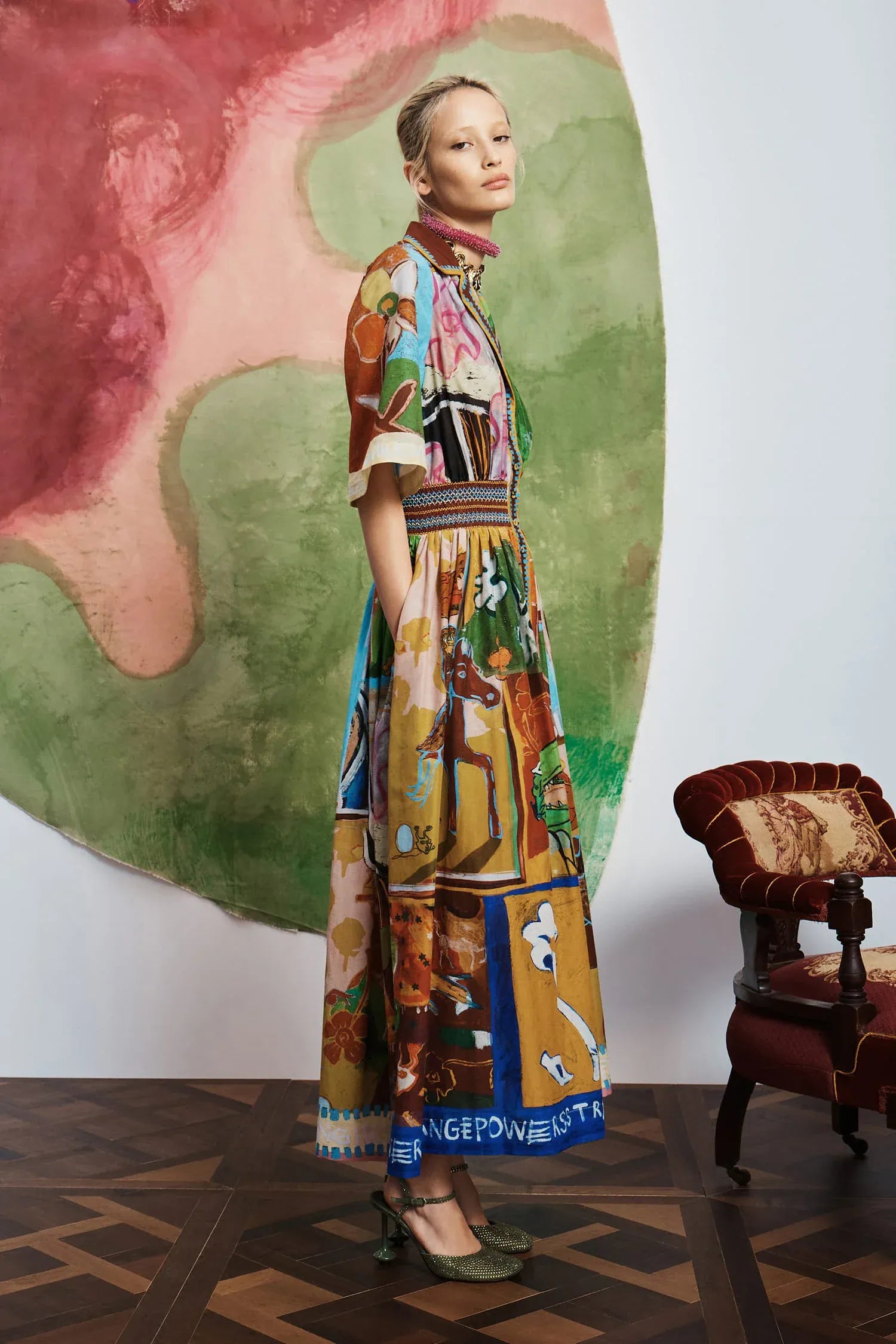 Pre-Order Alemais Mlak Shirtdress - Pinkhill