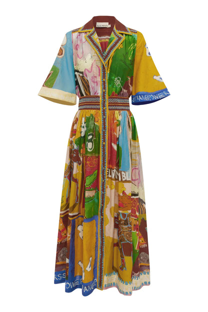 Pre-Order Alemais Mlak Shirtdress - Pinkhill