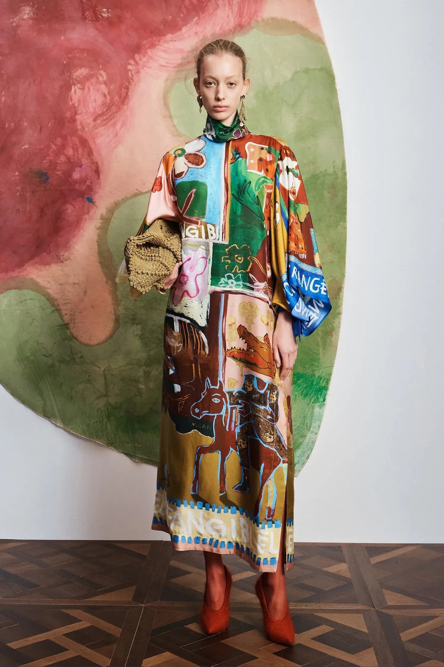 Pre-Order Alemais Mlak Silk Midi Dress - Pinkhill