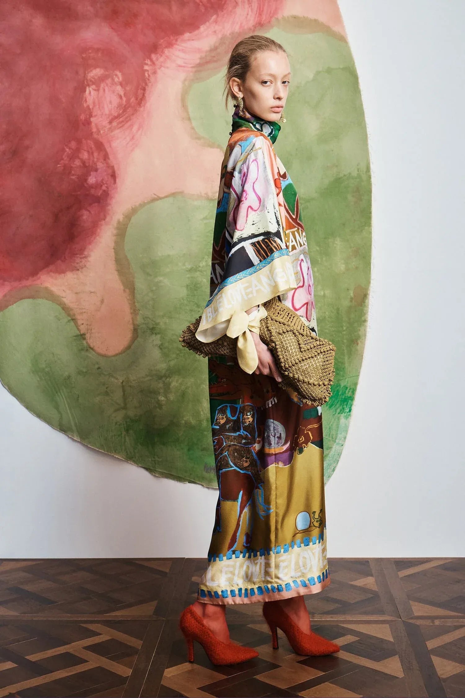 Pre-Order Alemais Mlak Silk Midi Dress - Pinkhill