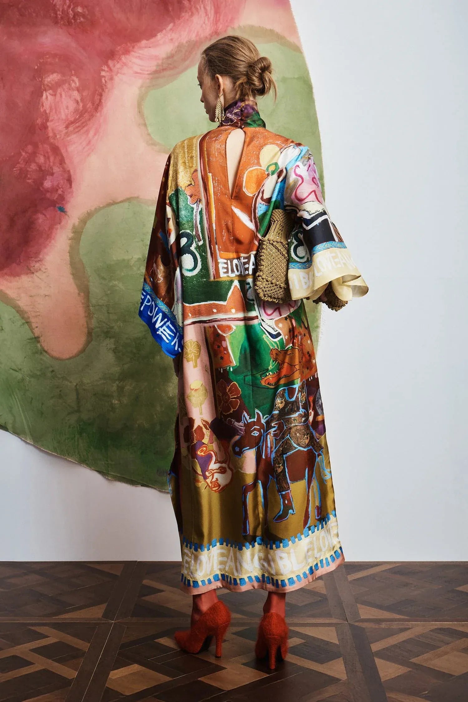 Pre-Order Alemais Mlak Silk Midi Dress - Pinkhill