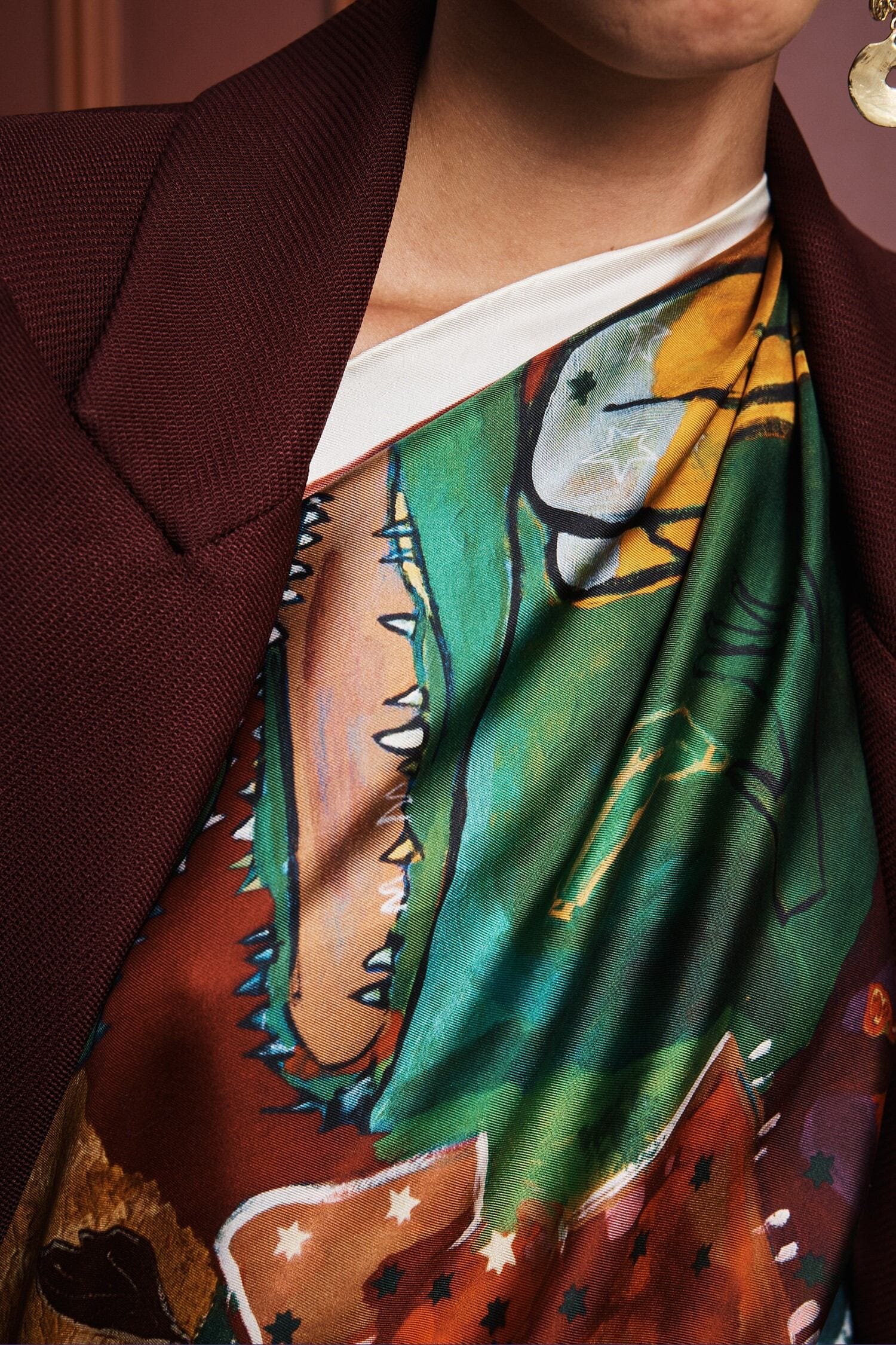 Pre-Order Alemais Mlak Silk Scarf - Pinkhill