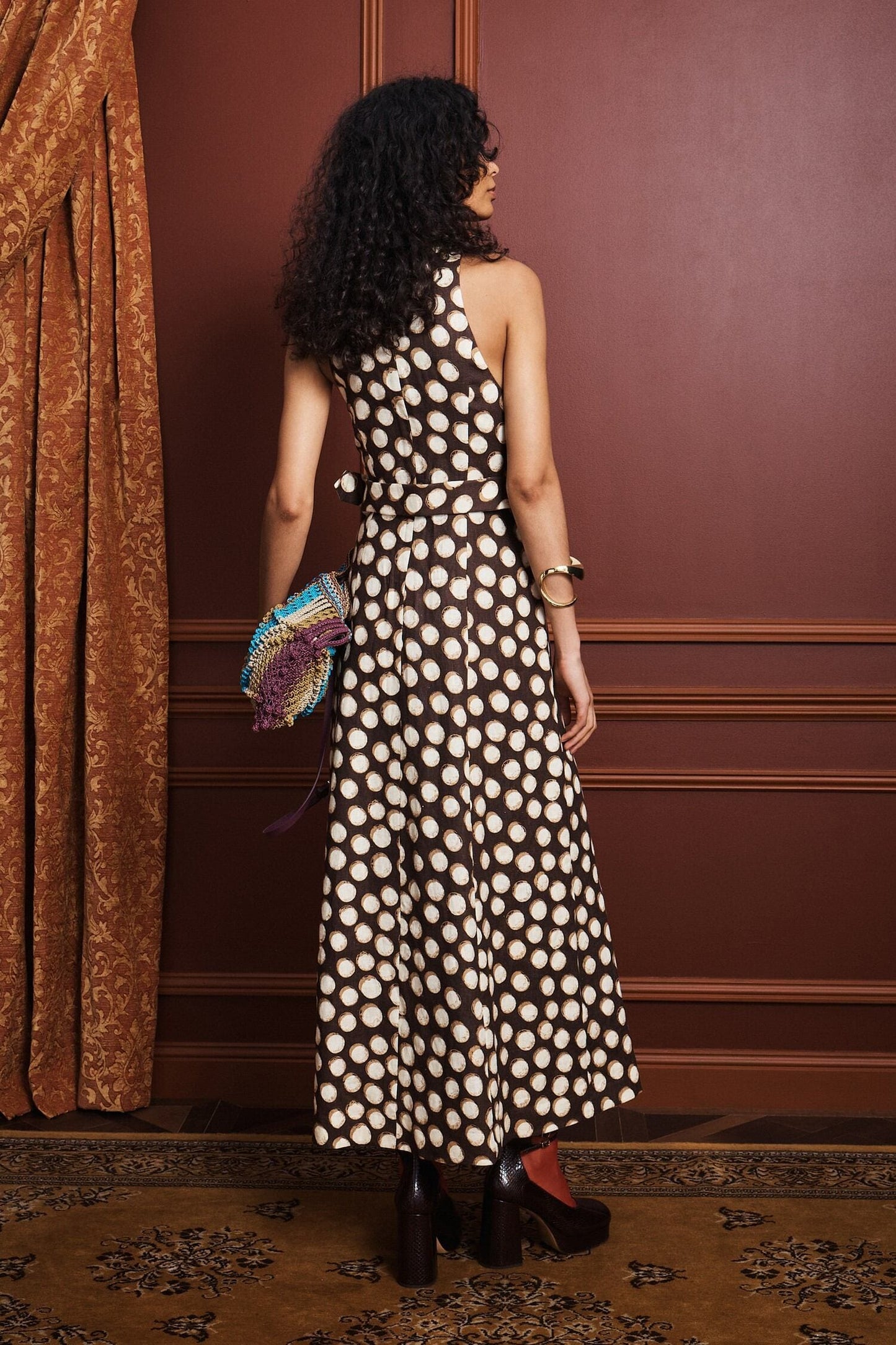 Pre-Order Alemais Paula Midi Dress - Pinkhill