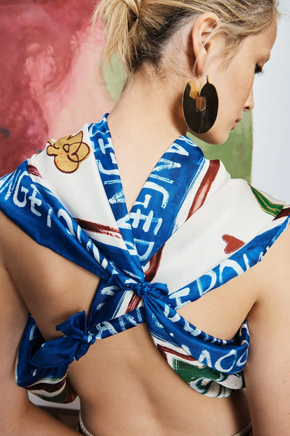 Pre-Order Alemais Tangible Love Silk Scarf - Pinkhill