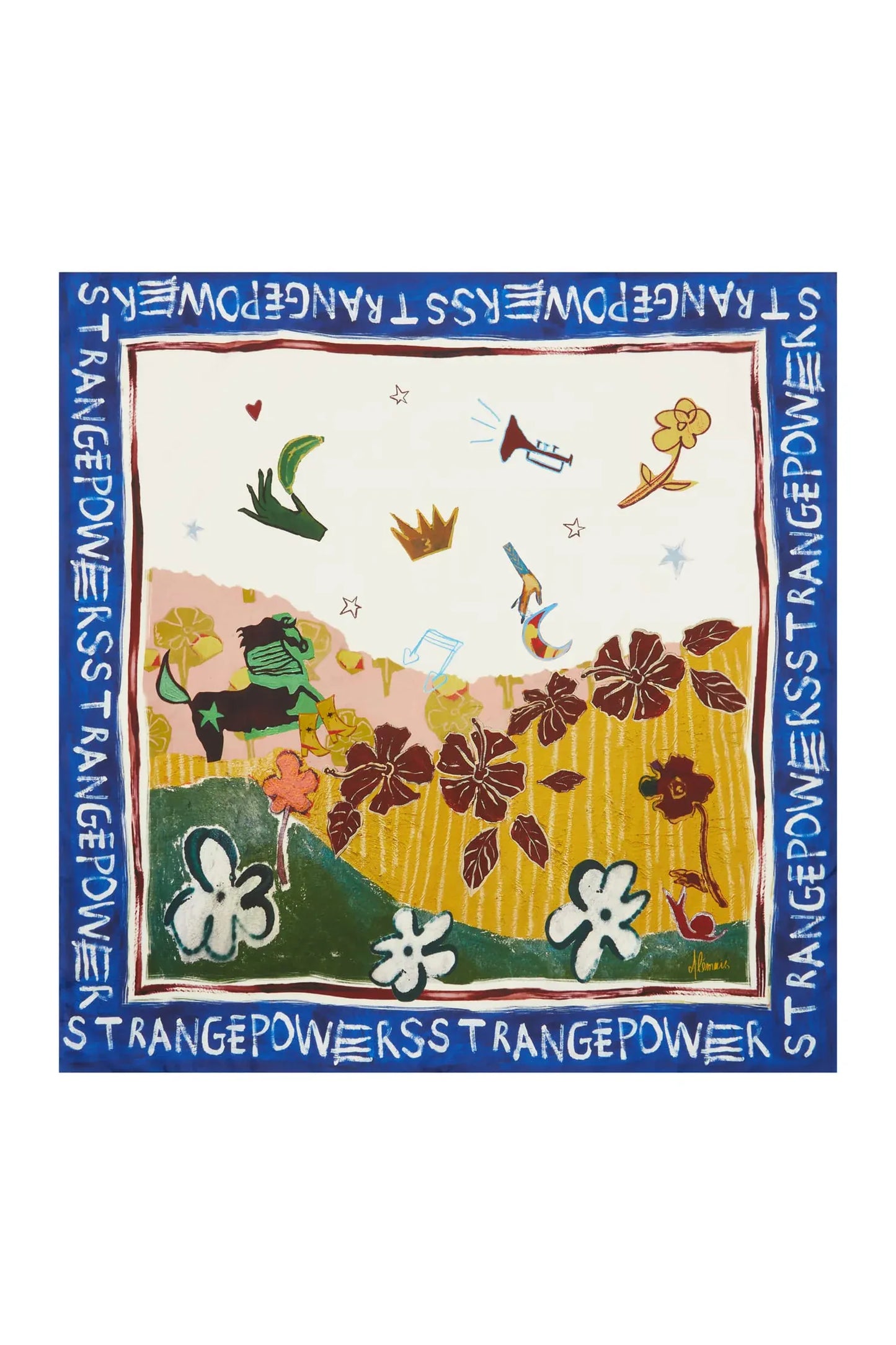 Pre-Order Alemais Tangible Love Silk Scarf - Pinkhill