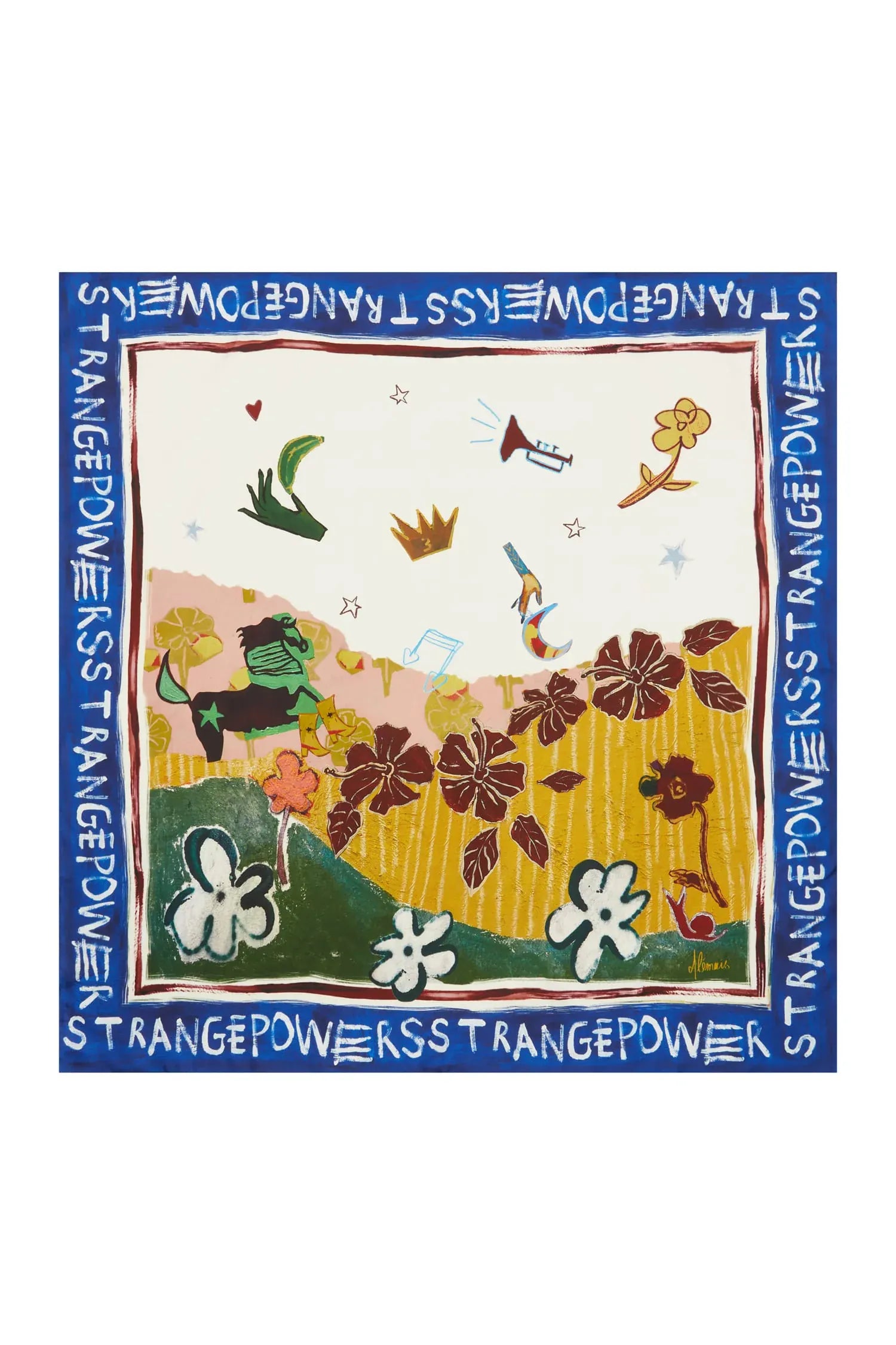 Pre-Order Alemais Tangible Love Silk Scarf - Pinkhill