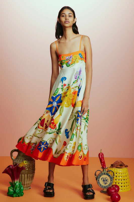 FLORES SUNDRESS - Pinkhill -  -  - Darwin boutique - Australian fashion design - Darwin Fashion - Australian Fashion Designer - Australian Fashion Designer Brands - Australian Fashion Design 