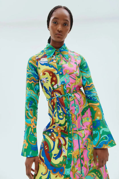 ALÉMAIS YVETTE SHIRTDRESS - Pinkhill, Darwin boutique, Australian high end fashion, Darwin Fashion