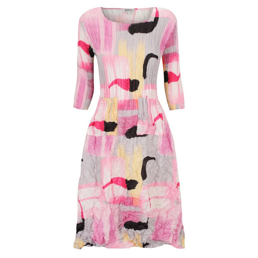 Alquema 3/4 Sleeve Smash Pocket Dress - Flamingos - Alquema - Pinkhill - darwin fashion - darwin boutique