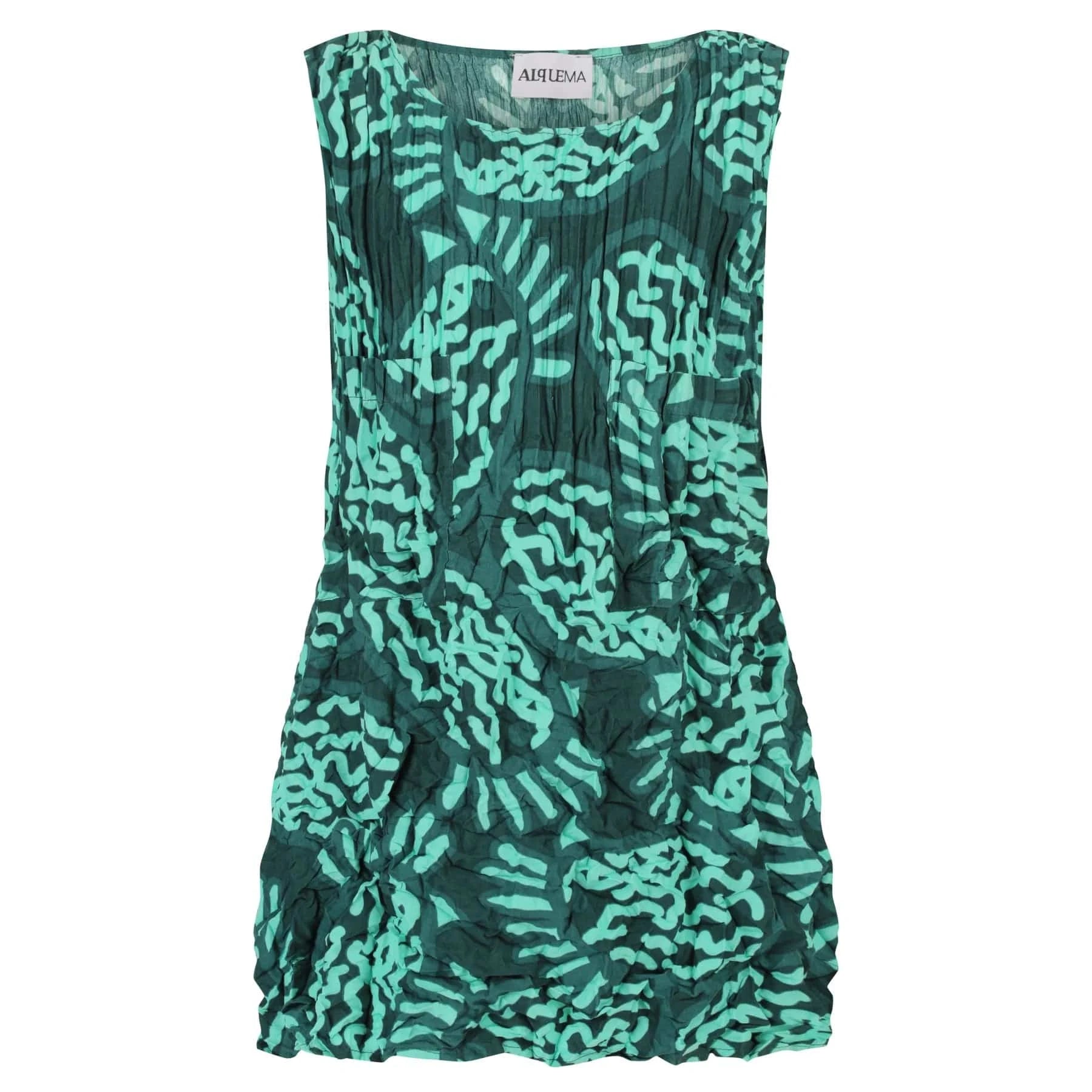 Alquema Mini Smash Pocket Dress | Green Cockatoo - Pinkhill -  - [] - Darwin boutique - Australian fashion design - Darwin Fashion - Australian Fashion Designer - Australian Fashion Designer Brands - Australian Fashion Design 