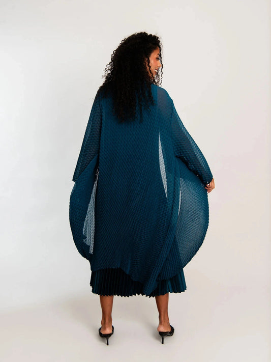 Alquema Nightstar Coat - Blue Steel - Pinkhill -  - [] - Darwin boutique - Australian fashion design - Darwin Fashion - Australian Fashion Designer - Australian Fashion Designer Brands - Australian Fashion Design 