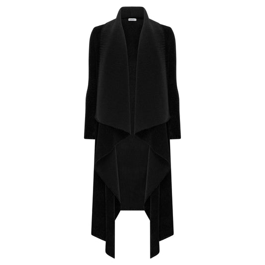 Alquema Velvet Arizona Coat - Black - Pinkhill -  - [] - Darwin boutique - Australian fashion design - Darwin Fashion - Australian Fashion Designer - Australian Fashion Designer Brands - Australian Fashion Design 