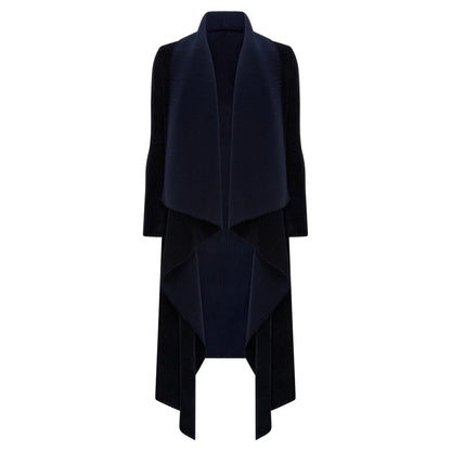 Alquema Velvet Arizona Coat - Dark Navy - Pinkhill -  - [] - Darwin boutique - Australian fashion design - Darwin Fashion - Australian Fashion Designer - Australian Fashion Designer Brands - Australian Fashion Design 
