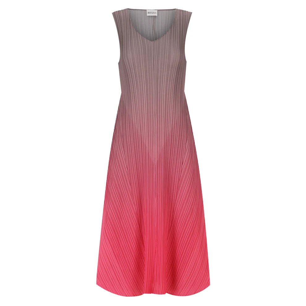 Alquema Long Estrella Dress - Smocky Hot Pink - Alquema - Pinkhill - darwin fashion - darwin boutique