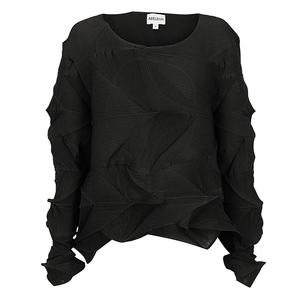 Alquema Long Sleeve Nikki Tee - Black - Alquema - Pinkhill - darwin fashion - darwin boutique