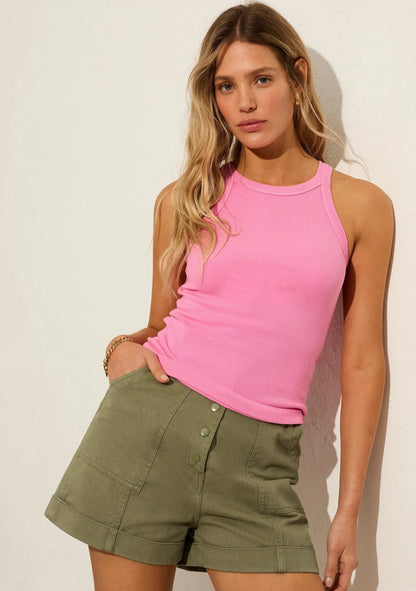 Auguste Alfie Tank - Pink - Pinkhill - Auguste - pink - Darwin boutique - Australian fashion design - Darwin Fashion - Australian Fashion Designer - Australian Fashion Designer Brands - Australian Fashion Design Tanks